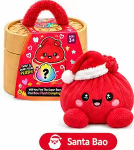 Rosy the Santa Bao plush dumpling