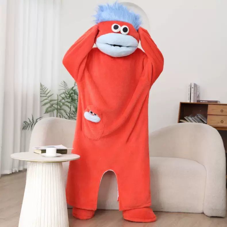 Merry Muncher onesie in Santa Red