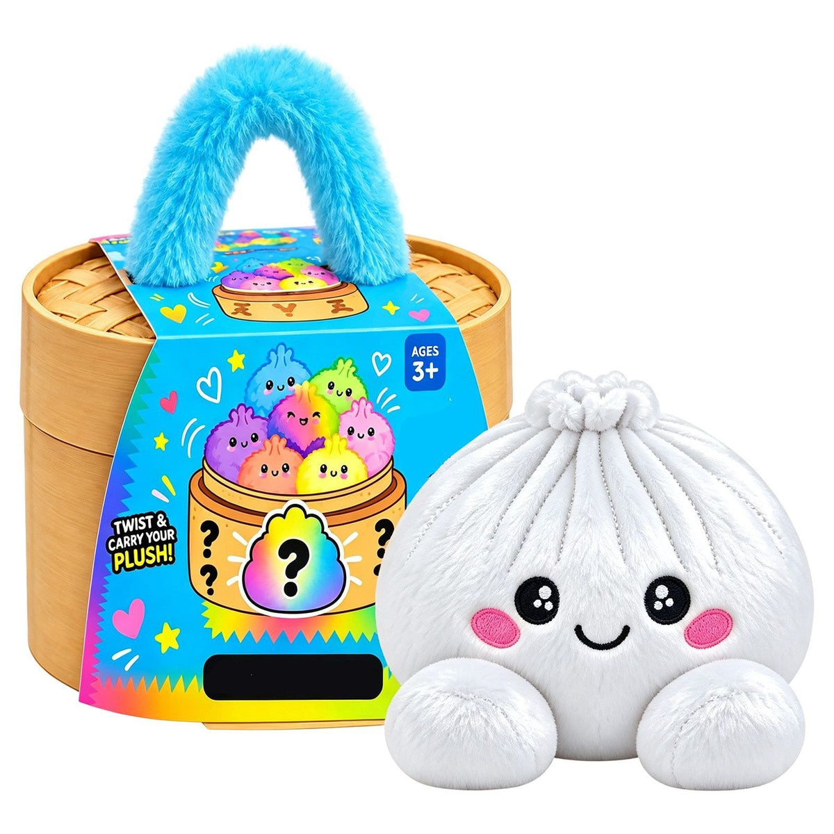 Milk White plush dumpling