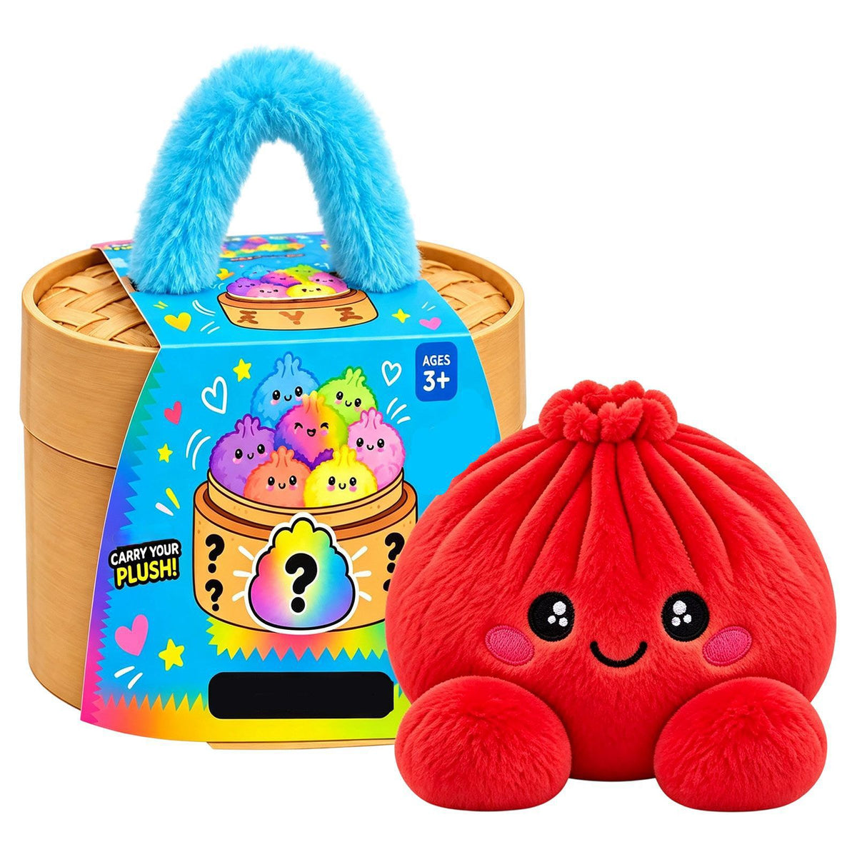 Cherry Red plush dumpling