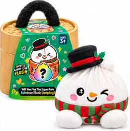 Top Hat Snowman plush dumpling